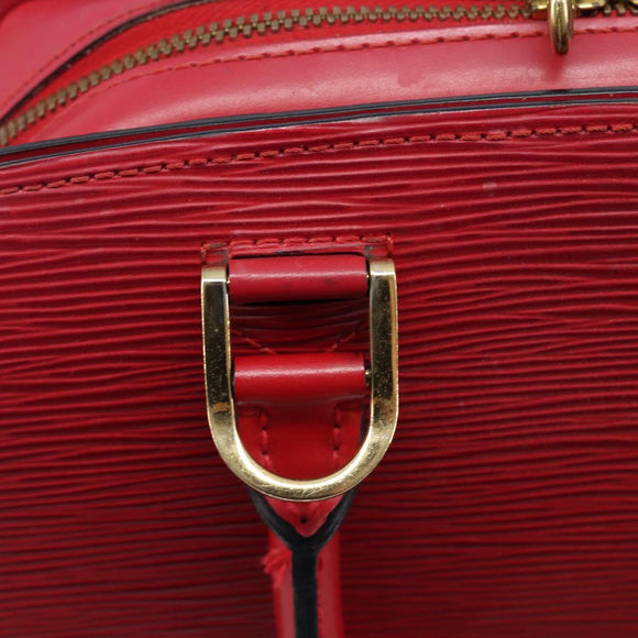 LOUIS VUITTON Epi Pont Neuf Hand Bag Red M52057 LV Auth ka6088