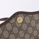 GUCCI GG Supreme Web Sherry Line Shoulder Bag PVC Beige 001 113 6862 Auth ka6092-21