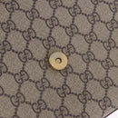 GUCCI GG Supreme Web Sherry Line Shoulder Bag PVC Beige 001 113 6862 Auth ka6092-22