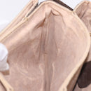 GUCCI GG Supreme Web Sherry Line Shoulder Bag PVC Beige 001 113 6862 Auth ka6092-29