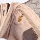 GUCCI GG Supreme Web Sherry Line Shoulder Bag PVC Beige 001 113 6862 Auth ka6092-32
