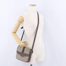 GUCCI GG Supreme Web Sherry Line Shoulder Bag PVC Beige 001 113 6862 Auth ka6092-35