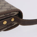 GUCCI GG Supreme Web Sherry Line Shoulder Bag PVC Beige 001 113 6862 Auth ka6092-6