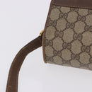GUCCI GG Supreme Web Sherry Line Shoulder Bag PVC Beige 904 02 084 Auth ka6093-10