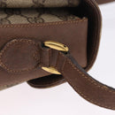 GUCCI GG Supreme Web Sherry Line Shoulder Bag PVC Beige 904 02 084 Auth ka6093-16