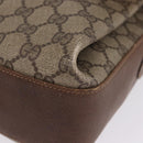 GUCCI GG Supreme Web Sherry Line Shoulder Bag PVC Beige 904 02 084 Auth ka6093-20
