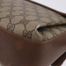 GUCCI GG Supreme Web Sherry Line Shoulder Bag PVC Beige 904 02 084 Auth ka6093-22