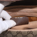 GUCCI GG Supreme Web Sherry Line Shoulder Bag PVC Beige 904 02 084 Auth ka6093-35
