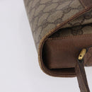 GUCCI GG Supreme Web Sherry Line Shoulder Bag PVC Beige 904 02 084 Auth ka6093-7