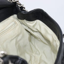 CHANEL Matelasse Chain Shoulder Bag Lamb Skin Black Silver CC Auth ka6097SAV-19