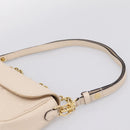 LOUIS VUITTON Monogram Empreinte Wallet on Chain Ivy White M82210 Auth ka6099V-10
