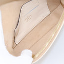 LOUIS VUITTON Monogram Empreinte Wallet on Chain Ivy White M82210 Auth ka6099V-18