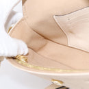 LOUIS VUITTON Monogram Empreinte Wallet on Chain Ivy White M82210 Auth ka6099V-22