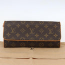 LOUIS VUITTON Monogram Pochette Twin GM Shoulder Bag M51852 LV Auth ka609V-12