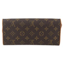 LOUIS VUITTON Monogram Pochette Twin GM Shoulder Bag M51852 LV Auth ka609V-2
