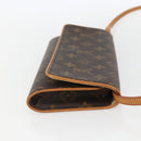 LOUIS VUITTON Monogram Pochette Twin GM Shoulder Bag M51852 LV Auth ka609V-4