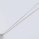 Christian Dior Necklace Metal Silver Auth ka6100-10