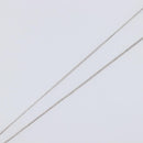 Christian Dior Necklace Metal Silver Auth ka6100-11