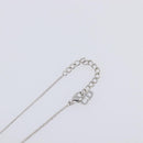 Christian Dior Necklace Metal Silver Auth ka6100-12