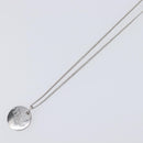 Christian Dior Necklace Metal Silver Auth ka6100-4