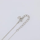 Christian Dior Necklace Metal Silver Auth ka6100-7