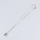 Christian Dior Necklace Metal Silver Auth ka6100-8