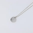 Christian Dior Necklace Metal Silver Auth ka6100-9