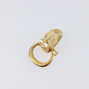 CELINE Earring Metal Gold Tone Auth ka6101-3