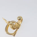 CELINE Earring Metal Gold Tone Auth ka6101-9