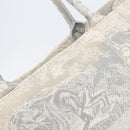 Christian Dior Toile de Jui Book Tote Bag Canvas Gray Auth ka6103-18