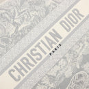 Christian Dior Toile de Jui Book Tote Bag Canvas Gray Auth ka6103-19