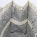 Christian Dior Toile de Jui Book Tote Bag Canvas Gray Auth ka6103-21