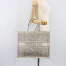 Christian Dior Toile de Jui Book Tote Bag Canvas Gray Auth ka6103-23