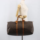 LOUIS VUITTON Monogram Keepall 55 Boston Bag M41424 LV Auth ka6105-27