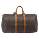 LOUIS VUITTON Monogram Keepall 55 Boston Bag M41424 LV Auth ka6105-2