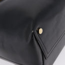 Salvatore Ferragamo Vala Shoulder Bag Leather Black Gold Tone Auth ka6109-12