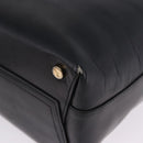 Salvatore Ferragamo Vala Shoulder Bag Leather Black Gold Tone Auth ka6109-15