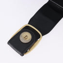 Salvatore Ferragamo Vala Shoulder Bag Leather Black Gold Tone Auth ka6109-17