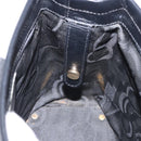 Salvatore Ferragamo Vala Shoulder Bag Leather Black Gold Tone Auth ka6109-21