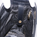 Salvatore Ferragamo Vala Shoulder Bag Leather Black Gold Tone Auth ka6109-22