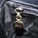 Salvatore Ferragamo Vala Shoulder Bag Leather Black Gold Tone Auth ka6109-23
