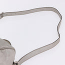 GUCCI GG Implementation Hand Bag PVC Leather 2way Silver 203696 Auth ka6110A-12
