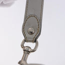 GUCCI GG Implementation Hand Bag PVC Leather 2way Silver 203696 Auth ka6110A-13