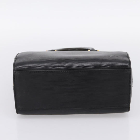 LOUIS VUITTON Epi Pont Neuf Hand Bag Black M52052 LV Auth ka6113