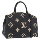 LOUIS VUITTON Monogram Empreinte Grand Palais MM Hand Bag M45842 Auth ka6115SAV-1