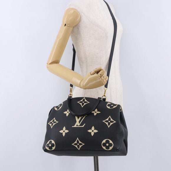 LOUIS VUITTON Monogram Empreinte Grand Palais MM Hand Bag M45842 Auth ka6115SAV