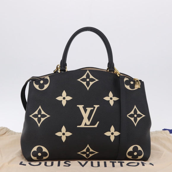 LOUIS VUITTON Monogram Empreinte Grand Palais MM Hand Bag M45842 Auth ka6115SAV