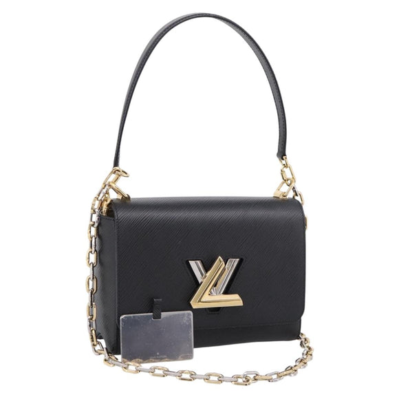 LOUIS VUITTON Epi Twist MM Shoulder Bag Black M21113 LV Auth ka6116SV
