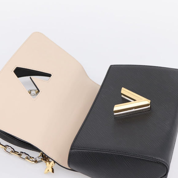LOUIS VUITTON Epi Twist MM Shoulder Bag Black M21113 LV Auth ka6116SV