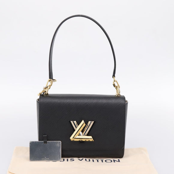 LOUIS VUITTON Epi Twist MM Shoulder Bag Black M21113 LV Auth ka6116SV